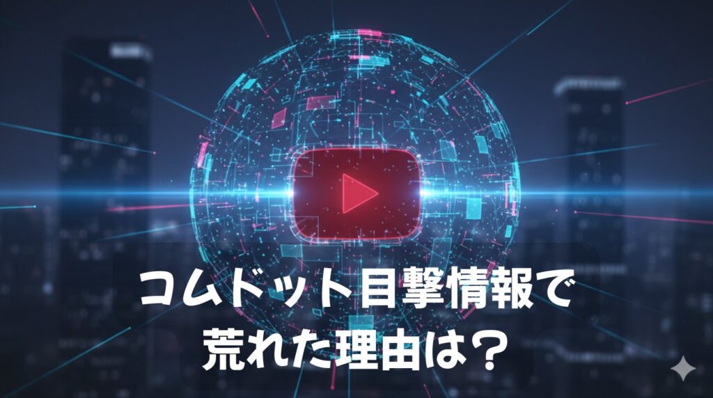 コムドット目撃情報で荒れた理由は？