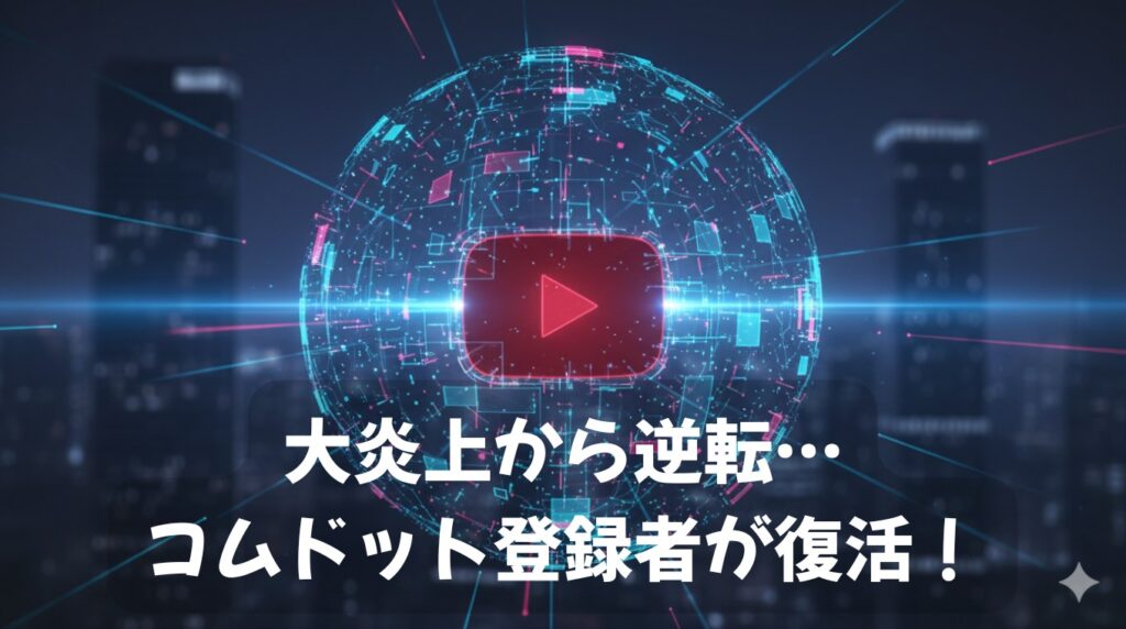 コムドット登録者が復活