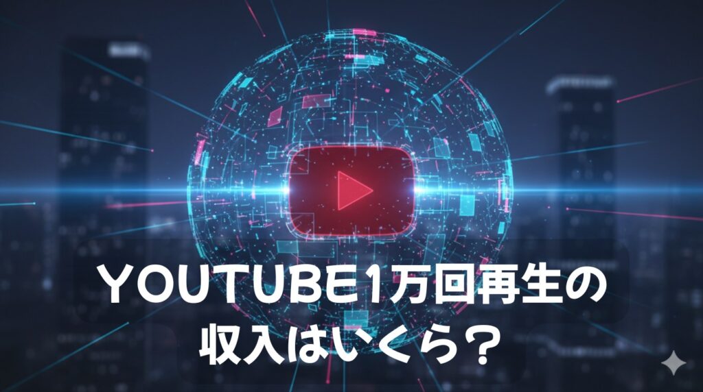YouTube1万回再生の収入はいくら？