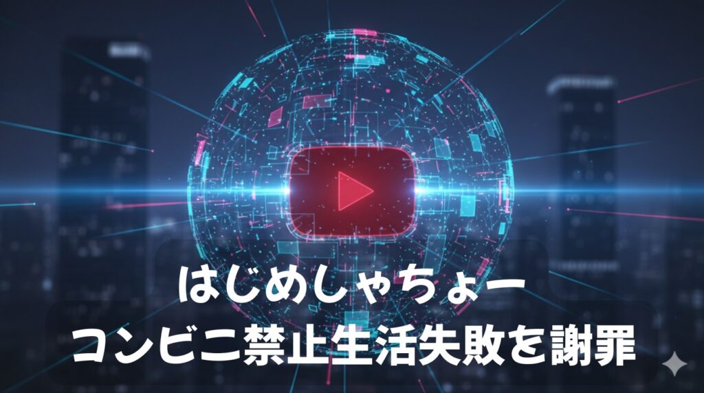 はじめしゃちょー「コンビニ禁止生活」失敗を謝罪