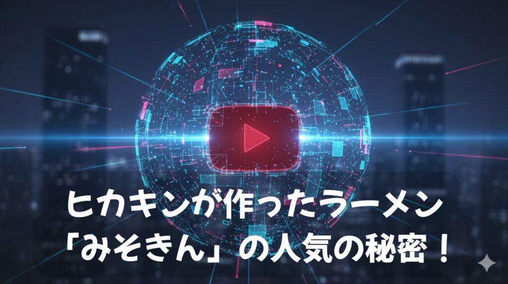 ヒカキンが作ったラーメン「みそきん」