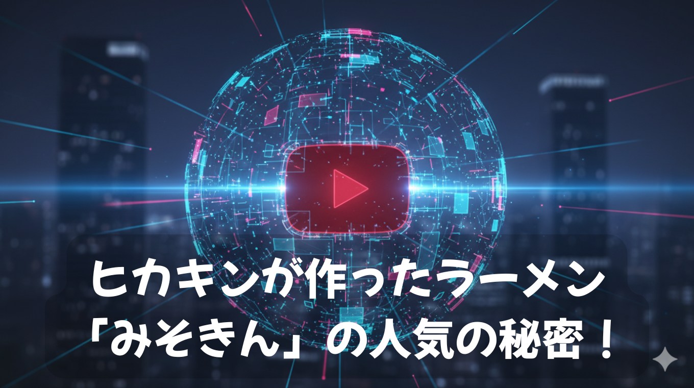 ヒカキンが作ったラーメンのみそきん