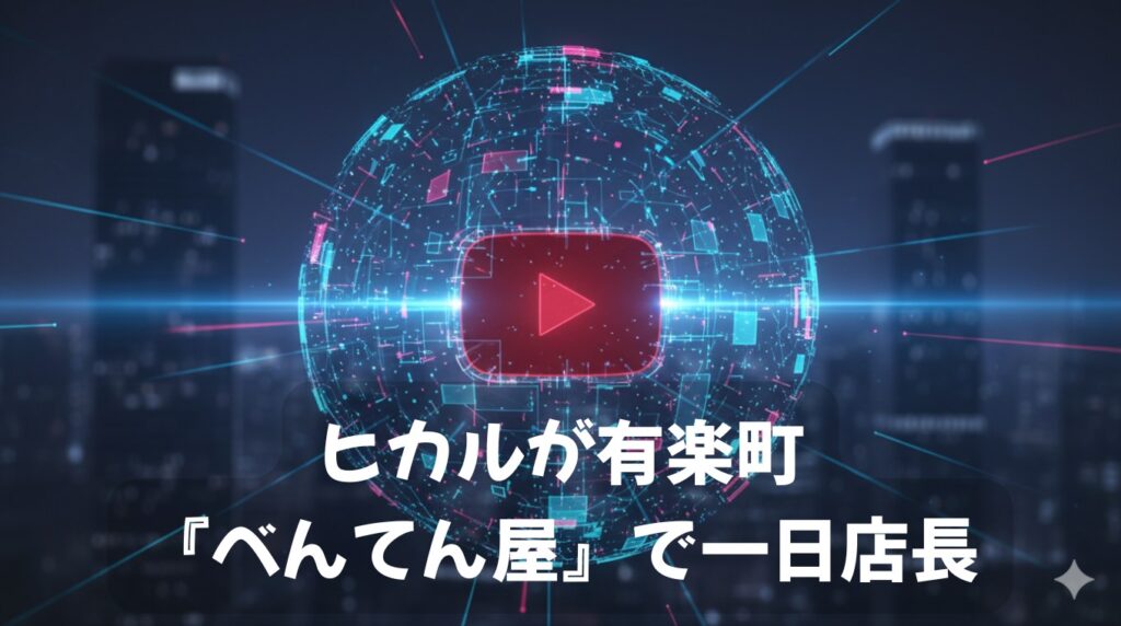 ヒカルが有楽町『べんてん屋』で一日店長