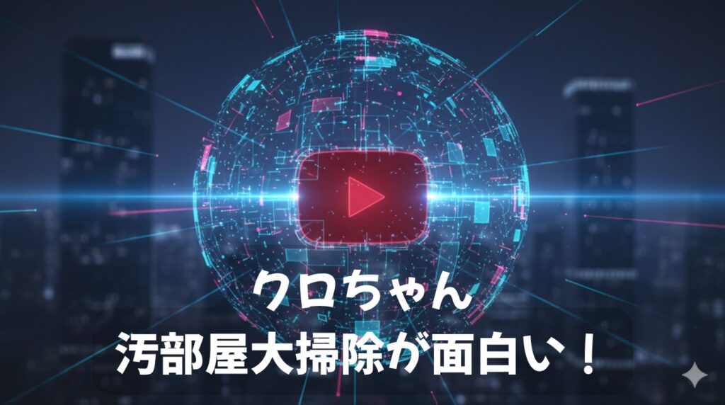 クロちゃん汚部屋大掃除が面白い