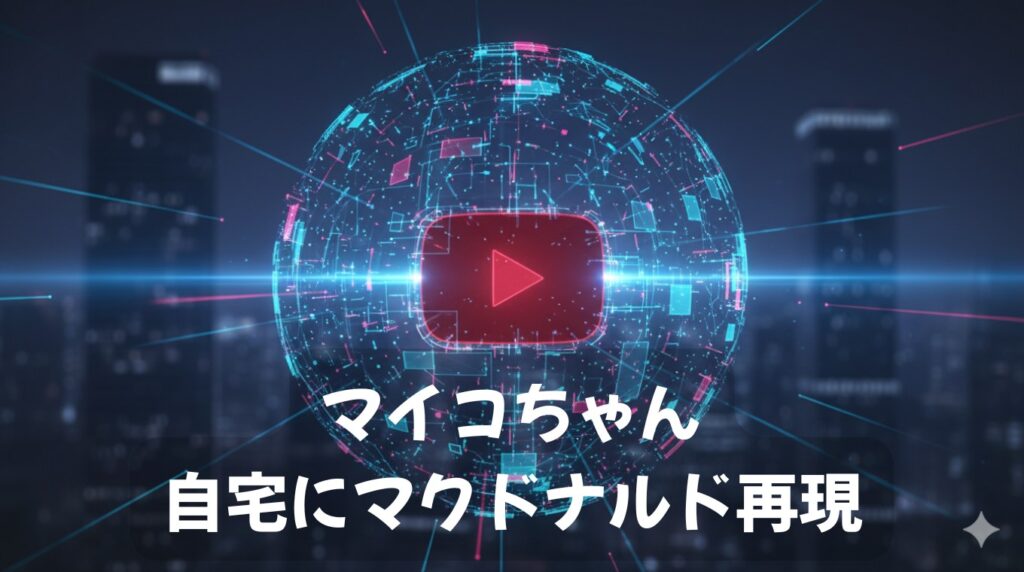 マイコちゃんが自宅にマクドナルド