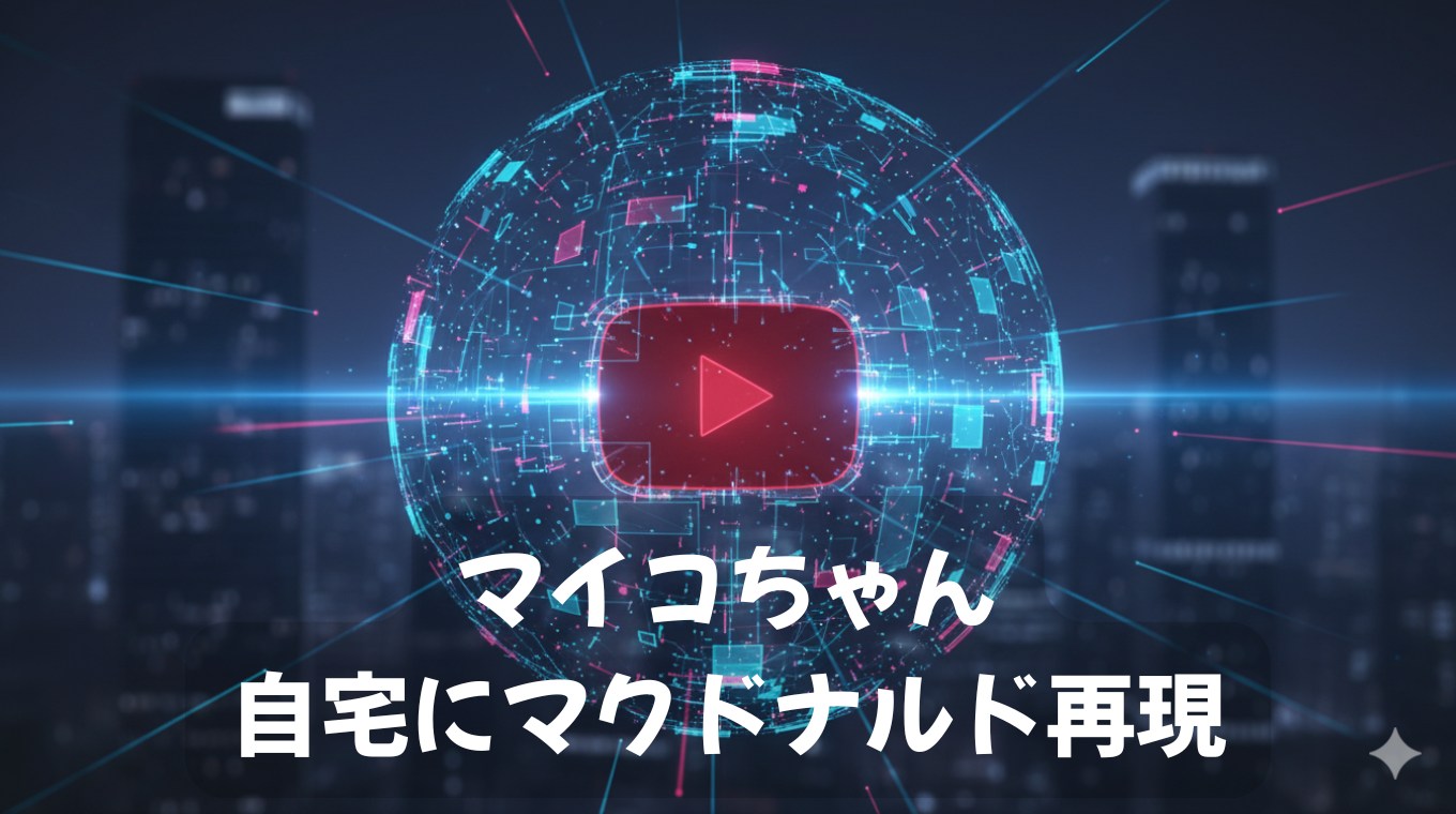 マイコちゃんが自宅にマクドナルド