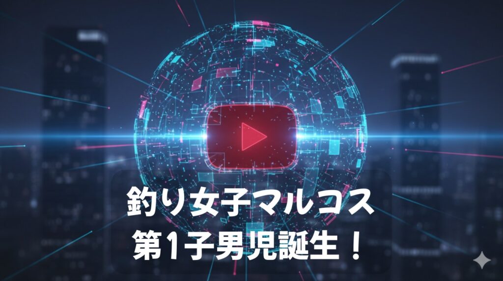 釣り女子YouTuberマルコス第1子男児誕生