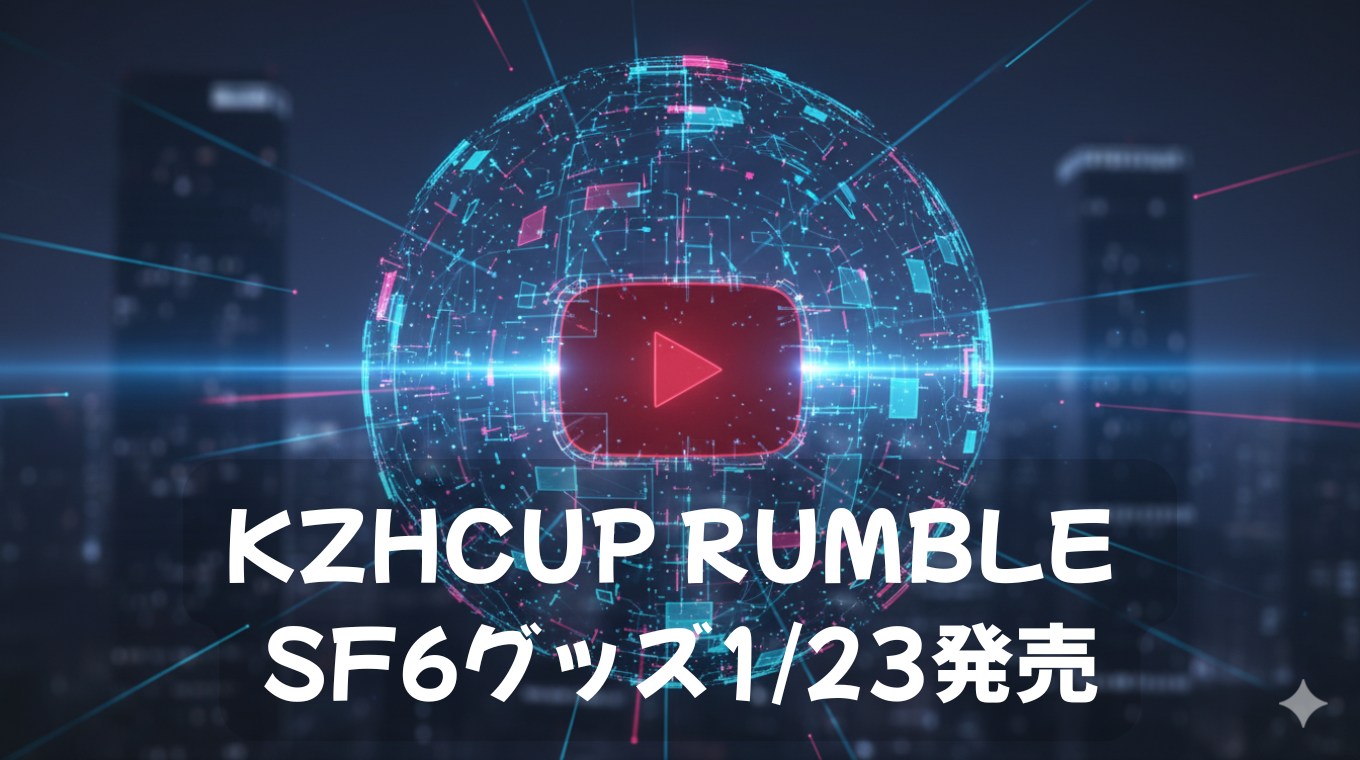 KZHCUP RUMBLE SF6グッズ発売