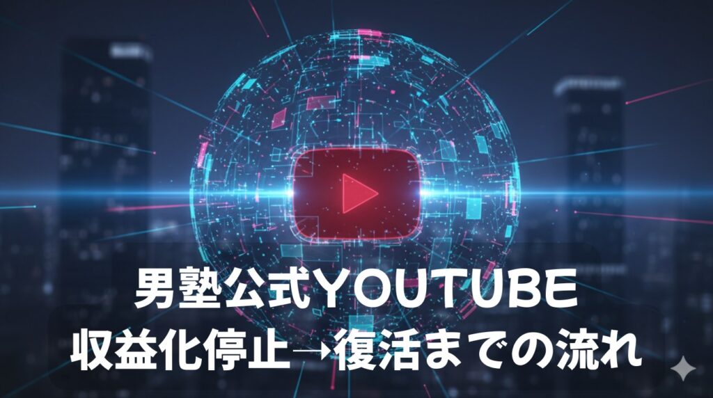 男塾公式YouTubeが収益化停止