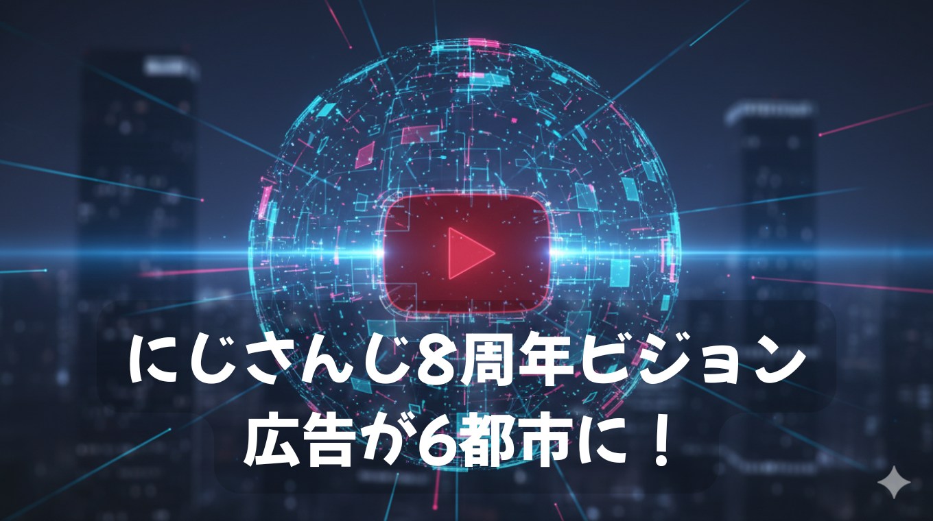 にじさんじ8周年ビジョン広告