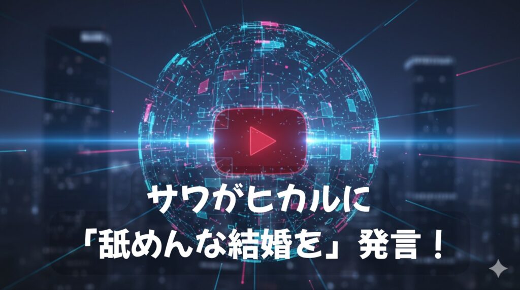 サワがヒカルに「舐めんな結婚を」発言