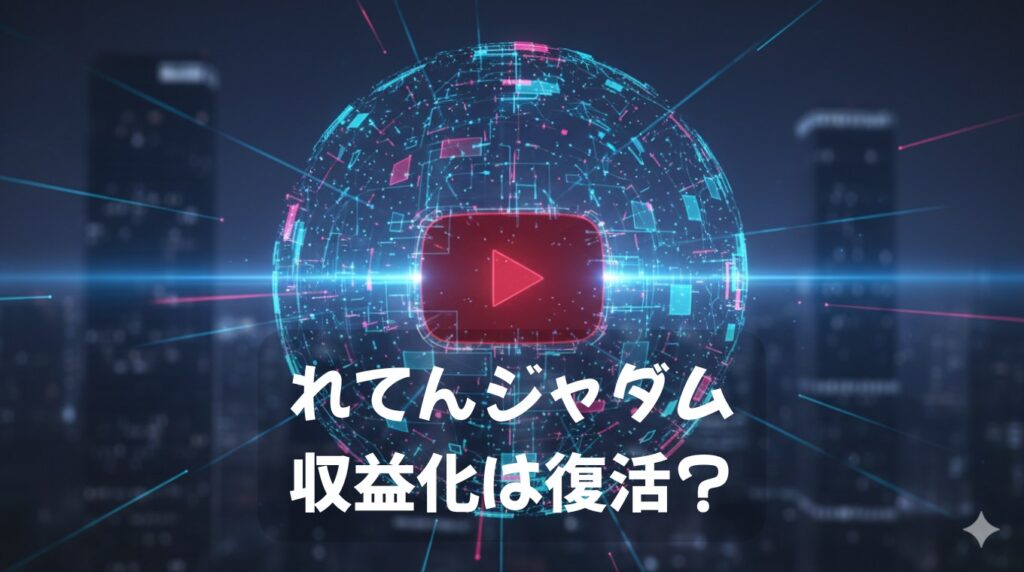 れてんジャダム収益化は復活