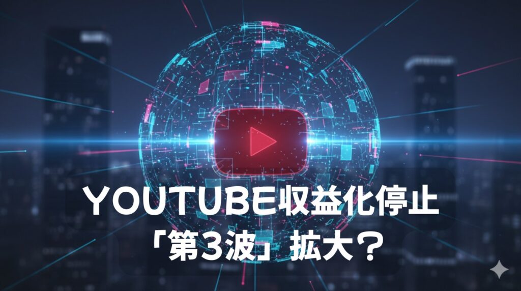 YouTube収益化停止