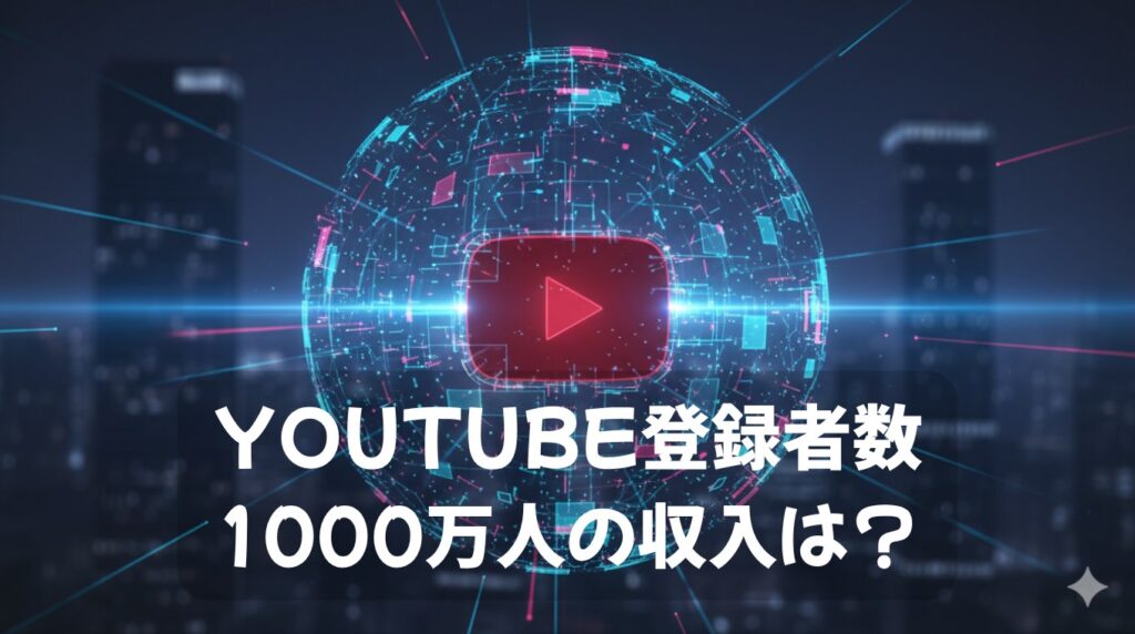 YouTube登録者数1000万人