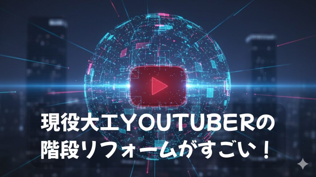 現役大工YouTuberの階段リフォーム