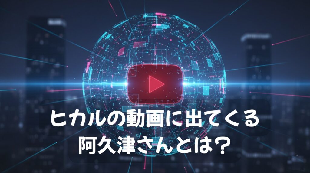 ヒカルの動画に出てくる阿久津さんとは？