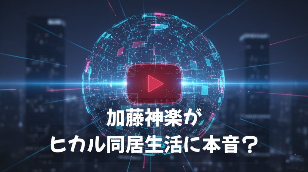 加藤神楽がヒカル同居生活に本音？